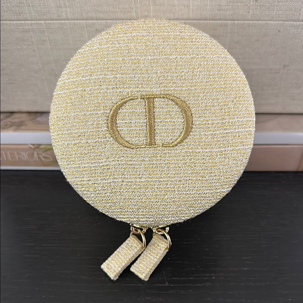 Dior Trousse Zip Pouch Jewelry Holder Travel